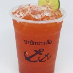 ชามะนาวแก้วใหญ่