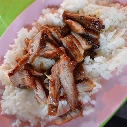 ข้าวราดคอหมูย่าง