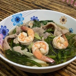 แจ่วฮ้อน ทะเลเล็ก ( กุ้ง ปลาหมึก ปลาดอลลี่ แมงกะพรุน )