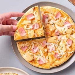 Pizza ฮาวายเอี้ยน แป้งกรอบ