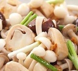 เห็ดรวมเจี๋ยนน้ำมันหอย (มังสวิรัติ)