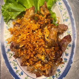 ไส้อ่อนทอดกระเทียม