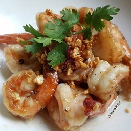 กุ้ง ทอดกระเทียม