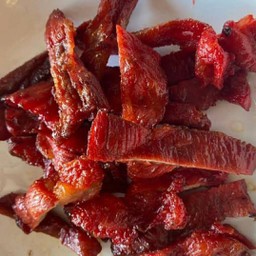 หมูแดงทอด