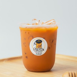 น้ำเต้าหู้ชาไทยเย็น iced thai tea soy milk