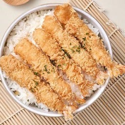 ข้าวหน้ากุ้งเทมปุระ ซอสหวาน