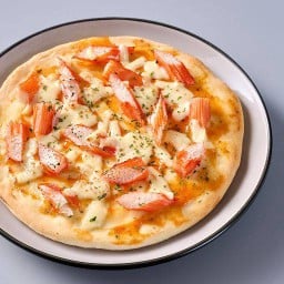 Pizza ปูอัดชีส แป้งหนา