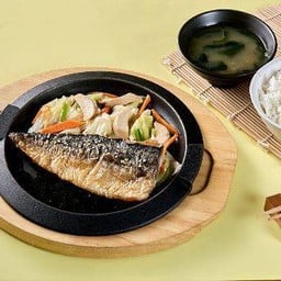 กระทะร้อน ปลาซาบะ