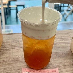 ชาผลไม้ครีมชีส