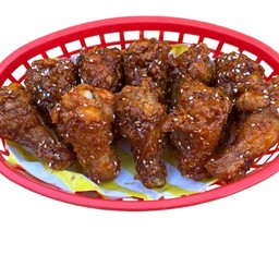 ไก่ทอดราดซอส 10 ชิ้น (เลือกซอสได้)