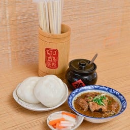 ชุดหมั่นโถวนึ่งซี่โครงหมูนึ่งเต้าซี่