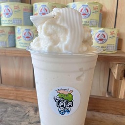 น้ำมะพร้าวปั่น นมหมี