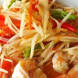 ตำไทยกุ้งสุก