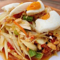 ตำไทยไข่เค็ม