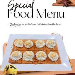 โรตีทิชชู่วิปครีม+พรีเมี่ยมชีส