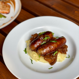 Beer sausage & Mash