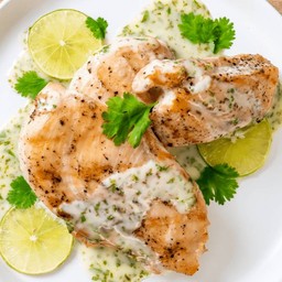 ไก่ย่าง เสิร์ฟพร้อมซอส โปรดเลือก ซอสพริกไทย,ซอสบาร์บิคิว,ซอสเห็ด