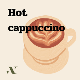 Hot cappuccino