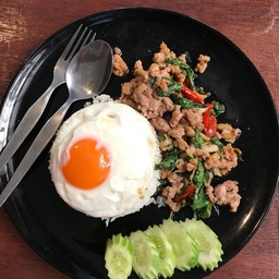 ข้าวกระเพราหมูสับ