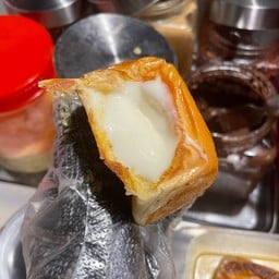 ปังก้อนย่างเนย ไส้นมสด(homemade)
