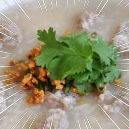 ข้าวต้ม (ใส่เนื้อสัตว์ตามที่ชอบ)