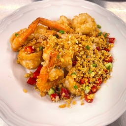 กุ้งคั่วพริกเกลือ