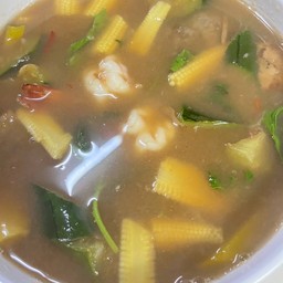 B23-แกงเลียงกุ้งสด(ถ้วย)