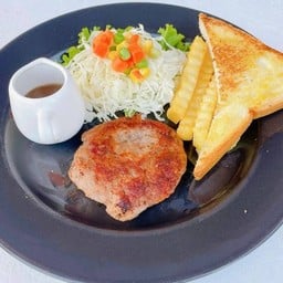 สเต็กหมูบด