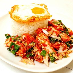 ข้าวยำไก่แซ่บ (ไก่สไปร์ซี่)