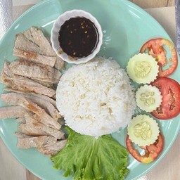 ข้าวหน้าสเต็กหมู