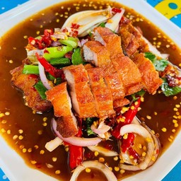 เหลาสามชั้นทอด(ปลาร้า)