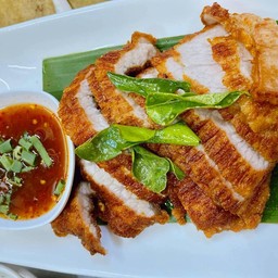คอหมูทอด