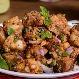 ลาบซี่โครงหมู