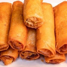 [อร่อยซ่ากับโค้ก] ปอเปี๊ยะวุ้นเส้นทอด +  โค้ก ออริจินัล (ขวด)
