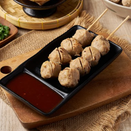 ลูกชิ้นเนื้อปิ้ง (เดลิเวอรี่)