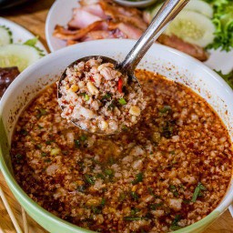ต้มยำหมูสับ