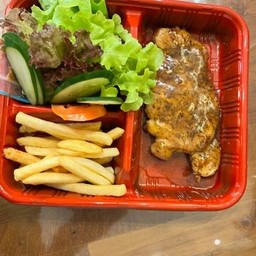 สเต็กริมน้ำ-หมู