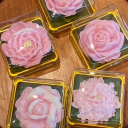 วุ้นกะทิมะพร้าวน้ำหอมดอกไม้(คละลาย1ก่ลอง)