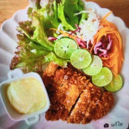 ไก่กรอบครีมซอสมะนาวว
