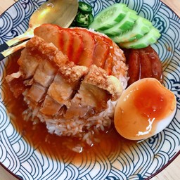 ข้าวผสม 2 หมู