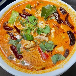 ต้มยำรวม (หมู+ปลา+ปลาหมึก+กุ้ง)