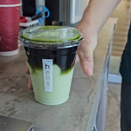green tea kiwi frappe