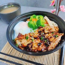 เซตข้าวหน้าไก่เทริยากิ+ไข่ออนเซน