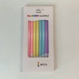 เทียน rainbow pastel (1 กล่อง)