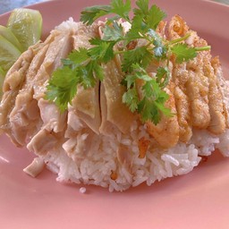 ข้าวมันไก่ผสม ต้ม-ทอด