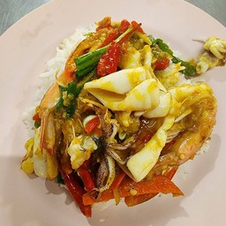 ผัดฉ่า เป็นกับ