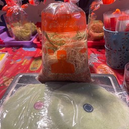 โรตีสายไหม (ชุดจัมโบ้ 100฿)