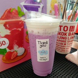 นมสดเผือกหอมเย็น (22 ออนซ์)