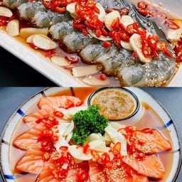 [อร่อยซ่ากับโค้ก] กุ้งดอง+แซลมอนดอง +  โค้ก ออริจินัล (กระป๋อง)