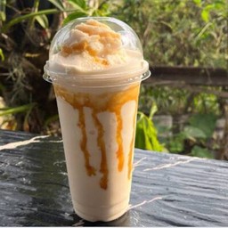 นมหมีคาราเมลปั่น